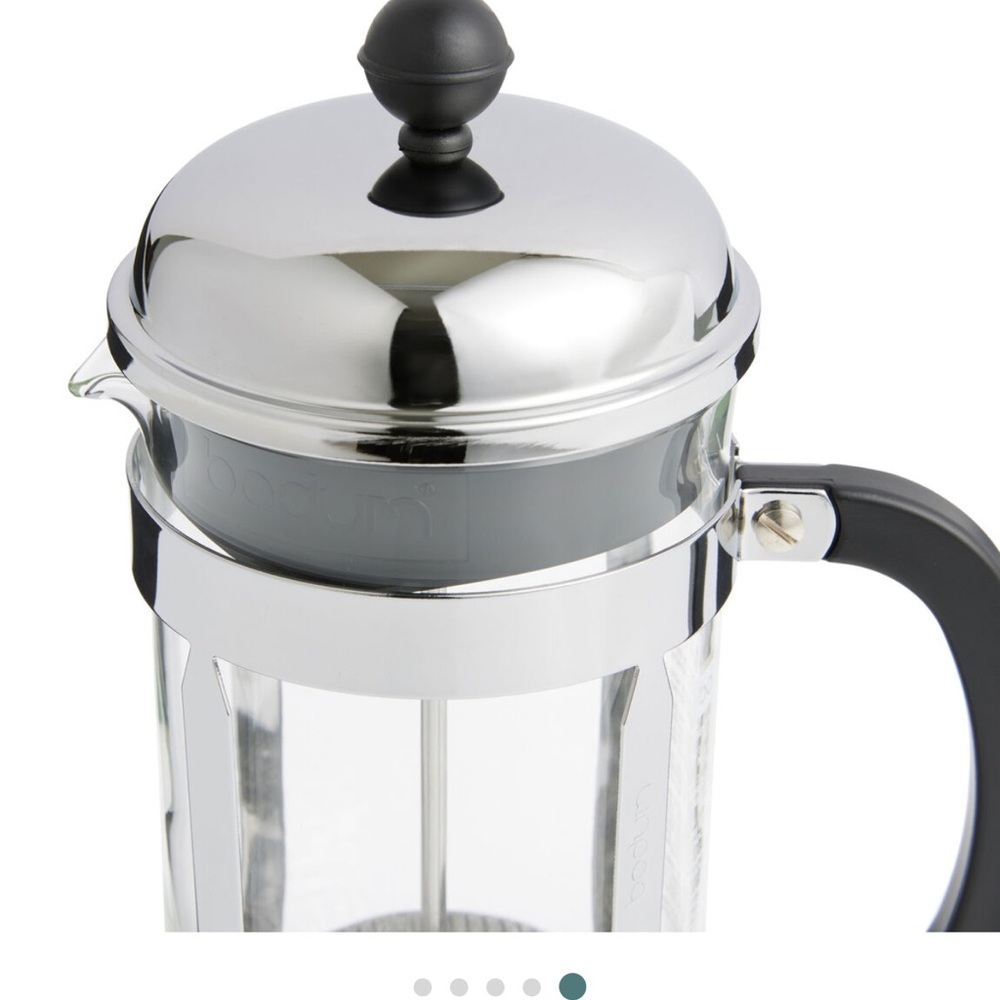 NEW Bodum Original French Press – 34 oz Stainless Steel & Glass Coffee Maker - Picture 6 of 6